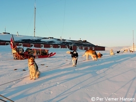 Besøg af Sirius Danmarkshavn
