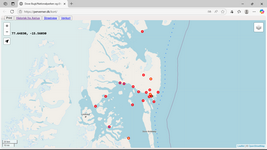 Kort NØ Grønland m.v.